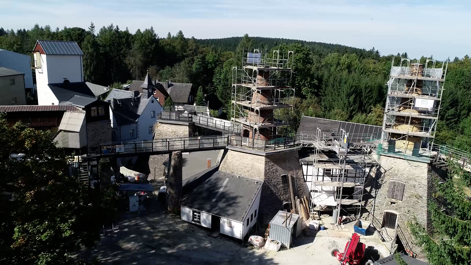 MEgional am 05. Oktober 2021 mit den Baumaßnahmen am Kalkwerk Lengefeld