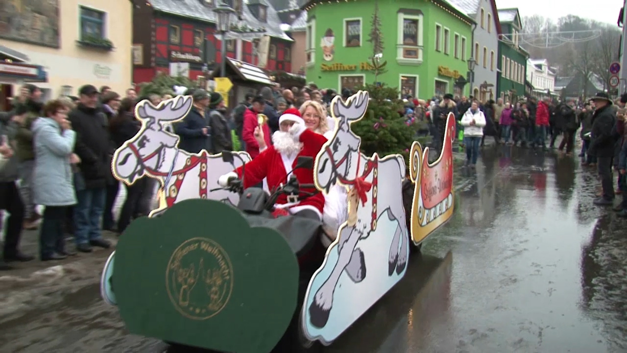 MEgional am 5. Dezember 2018 mit dem Weihnachtsmarkt in Seiffen