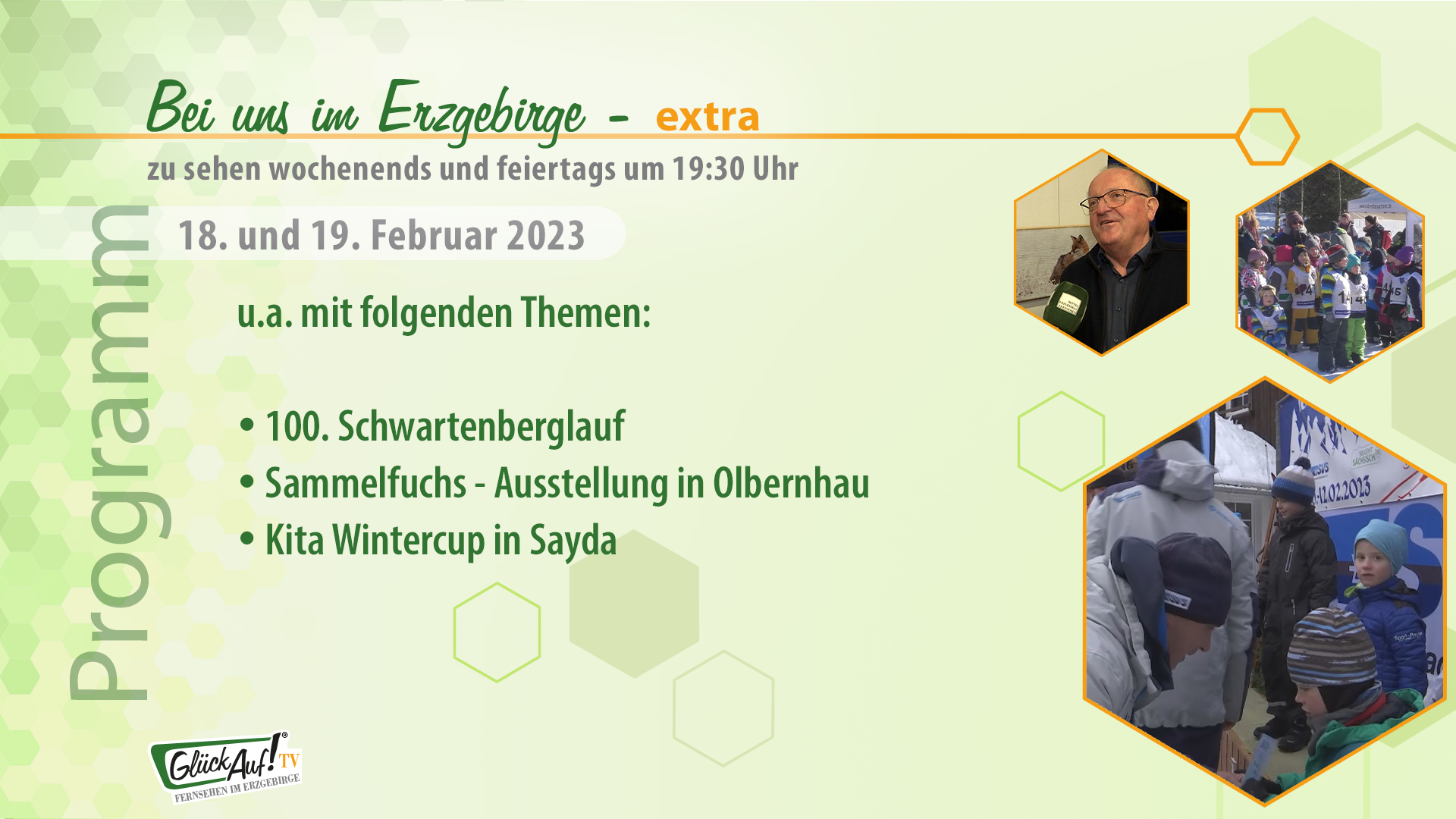 Bei uns im Erzgebirge - extra für die 07. Kalenderwoche 2023