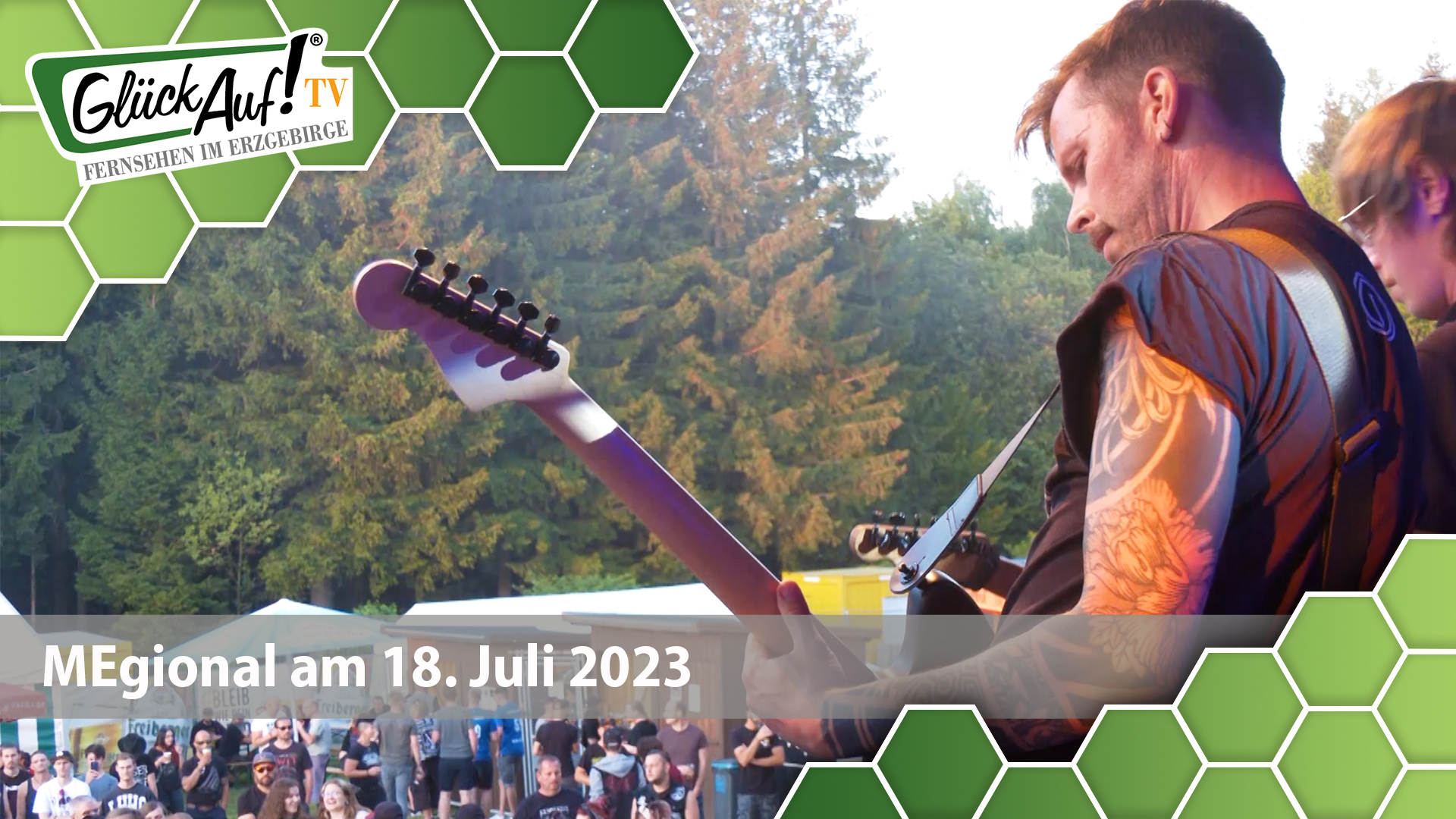 MEgional am 18. Juli 2023 u.a. mit Rock auf dem Berg