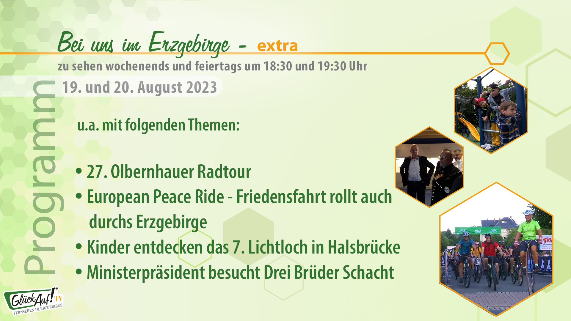 Bei uns im Erzgebirge - extra für das Wochenende der 33. Kalenderwoche 2023