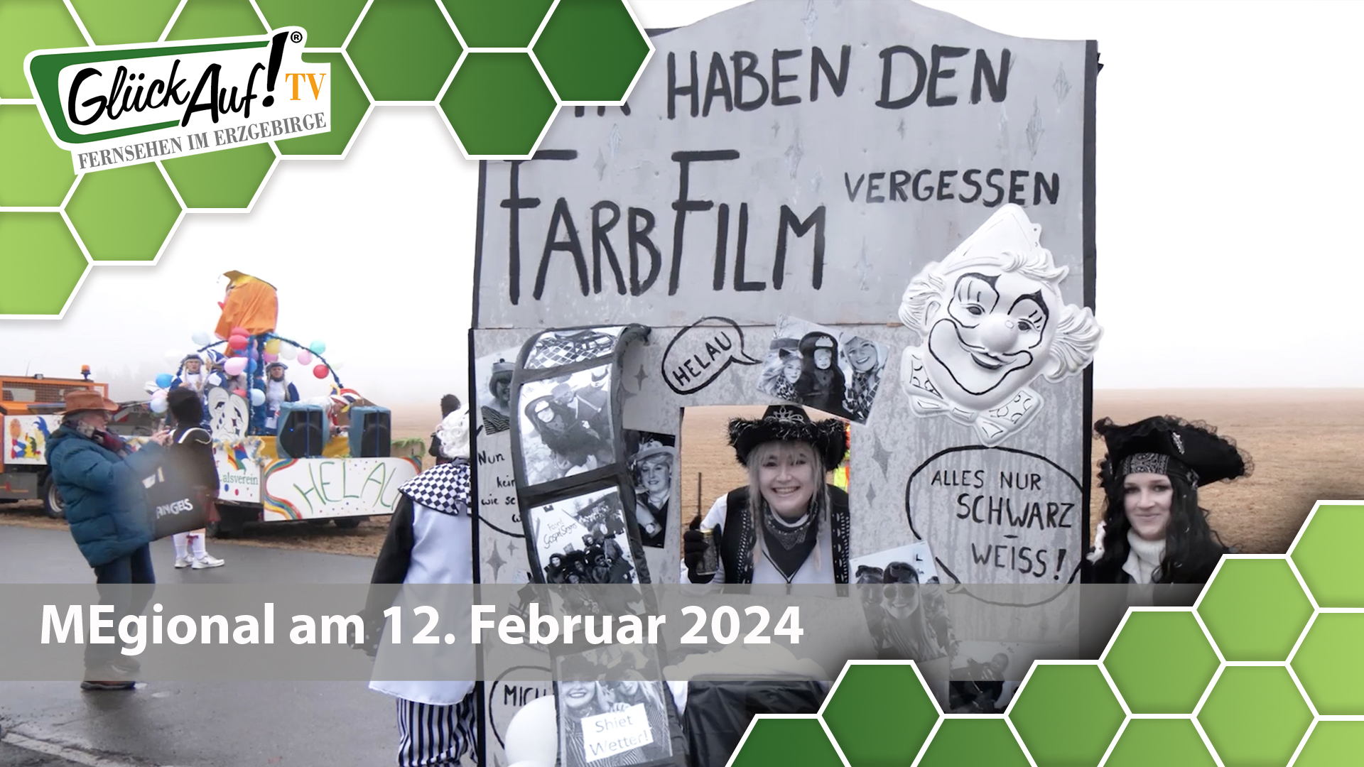 MEgional am 12. Februar 2024 mit dem Fosentimzug in Satzing