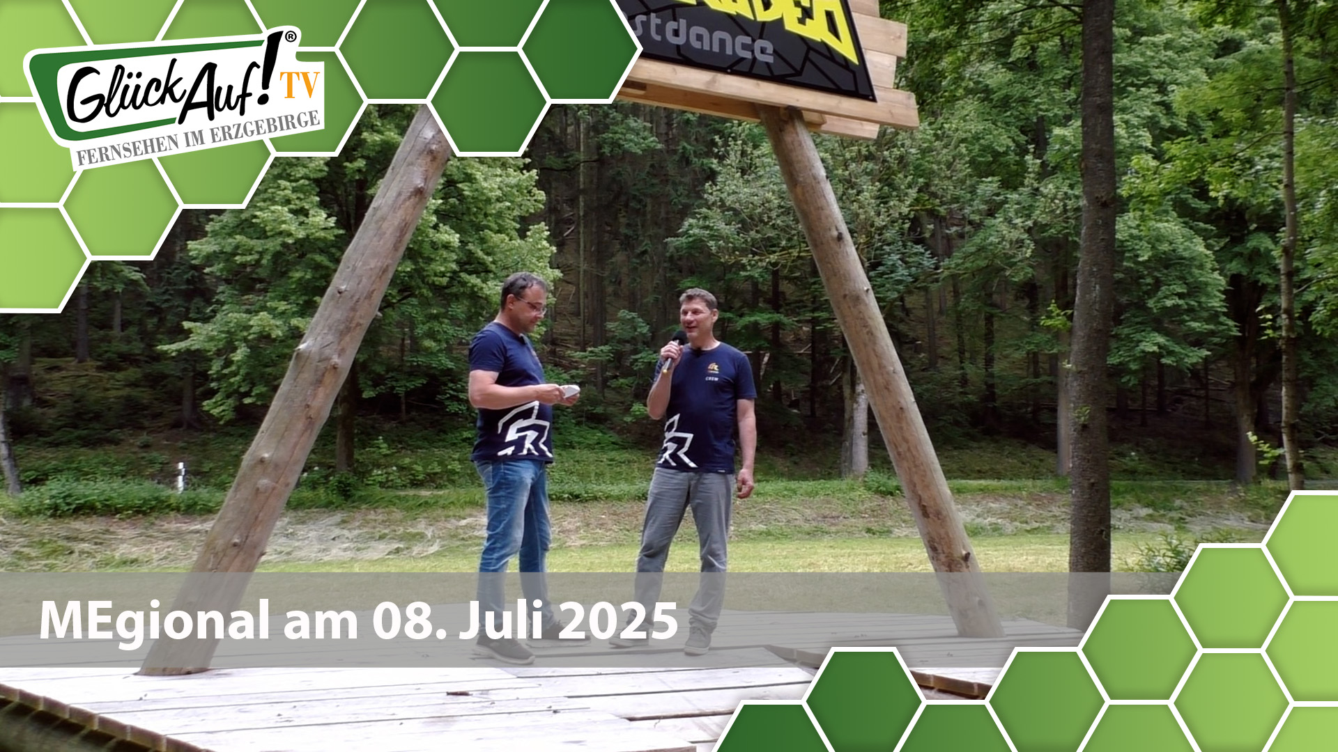 MEgional am 08. Juli 2025 mit den Vorbereitungen zum Getzenrodeo