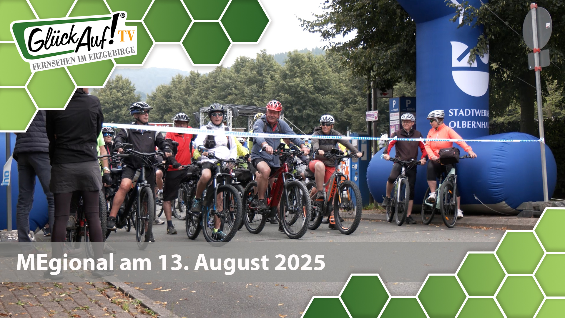 MEgional am 13. August 2025 mit der 29. Olbernhauer Radtour